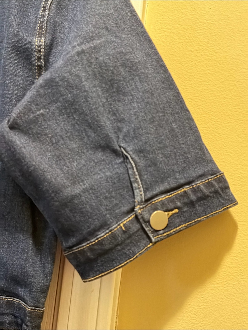 Denim Shirt Dress with Tie Waist - Picture 9 of 16